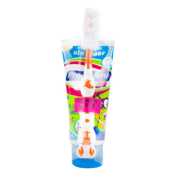 Crema Dental Proquident Kids Azul 100 Gr + Cepillo