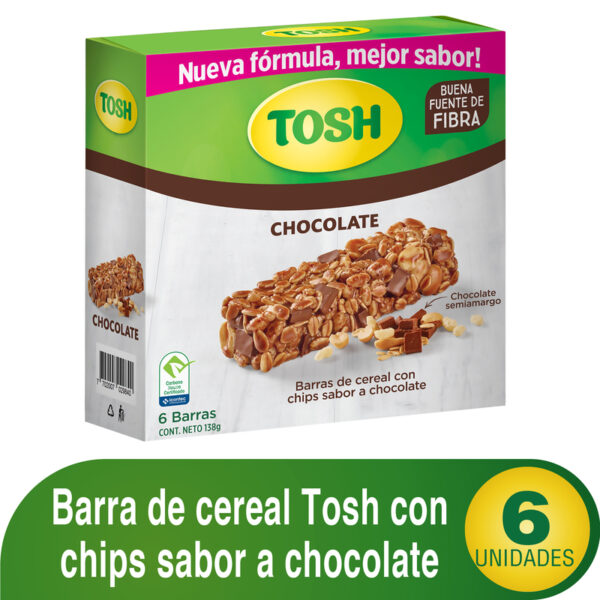 Barra Cereal Tosh Chocolate 23g 6 Und
