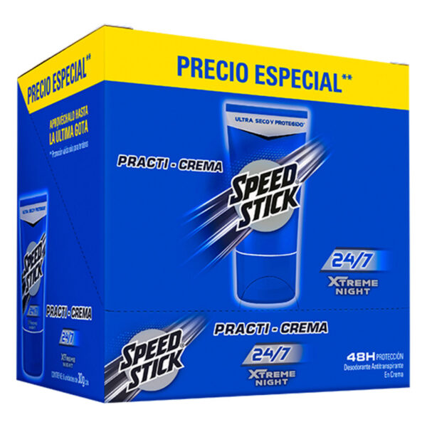 Desodorante Mennen Speed Stick Extreme Night Crema 30g 6 unidades Precio Especial