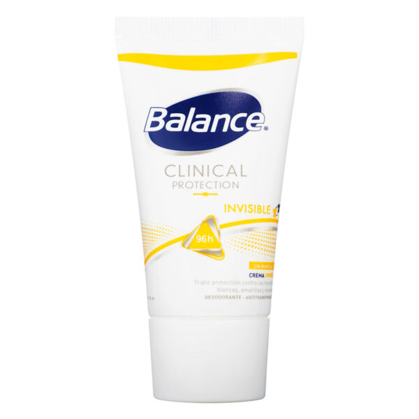 Desodorante Balance Clinical Protec Invisible 32g Crema Unisex