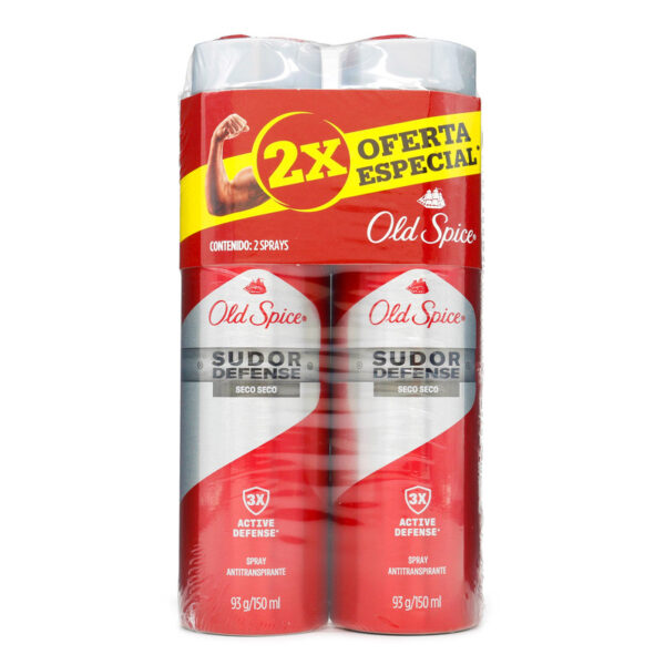 2 Desodorante Old Spice Spray Seco 93gr Oferta Especial
