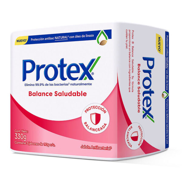 3 Jabon Antibacterial Protex Balance Sal 110 Gr