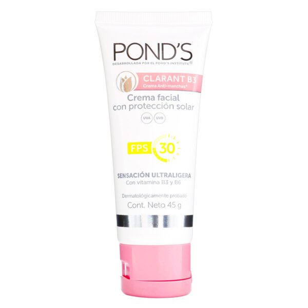 Crema Ponds Clarant B3 Filtro Protector Solar 30 45 Gr