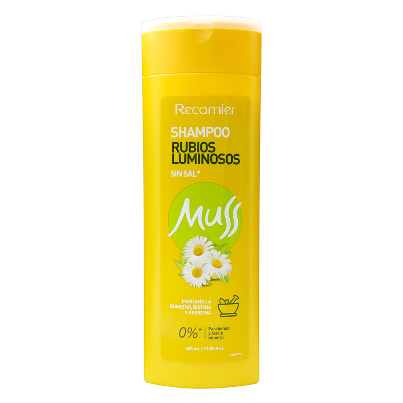 Champu Muss Rubios Luminosos X 400 Ml