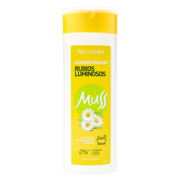 Acondicionador Muss Rubios Luminosos X 400 Ml