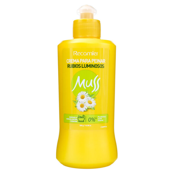Crema Para Peinar Muss Rubios Luminosos X 300 G
