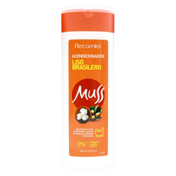 Acondicionador Muss Liso Brasilero 400 Ml