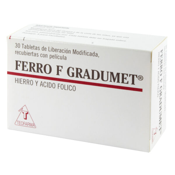 Ferro F Gradumet 30 Tabletas