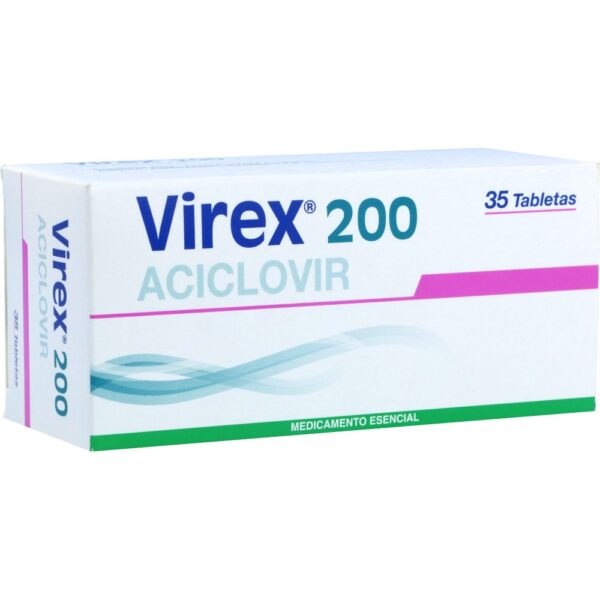 Virex 200 Mg 35 Tabletas