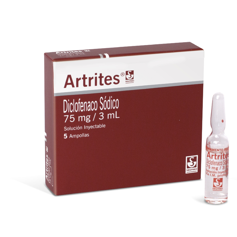 Artrites 75 Mg 3 Ml 5 Ampollas