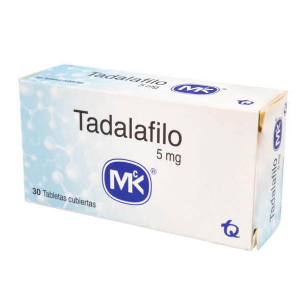 Tadalafilo 5 Mg 30 Tabletas Mk