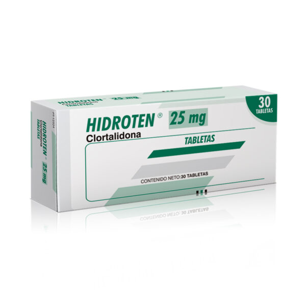 Hidroten 25 Mg 30 Tabletas