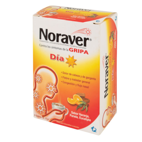Noraver Gripa Bebida Dia 15 Gr 6 Sobres