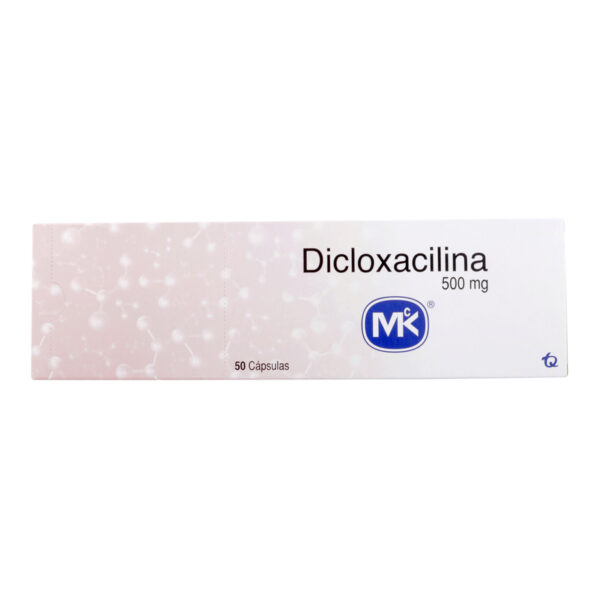 Dicloxacilina 500 Mg 50 Capsulas Mk