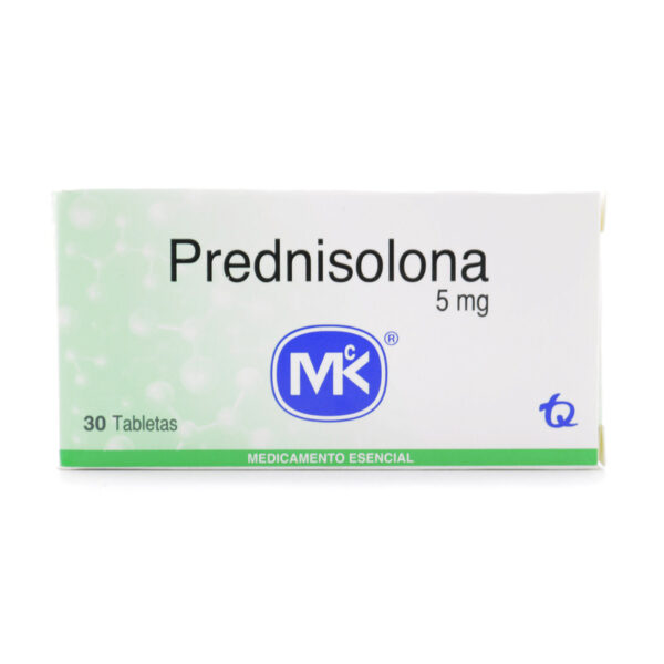 Prednisolona 5 Mg 30 Tabletas Mk