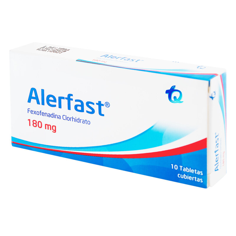 Alerfast 180 Mg 10 Tabletas