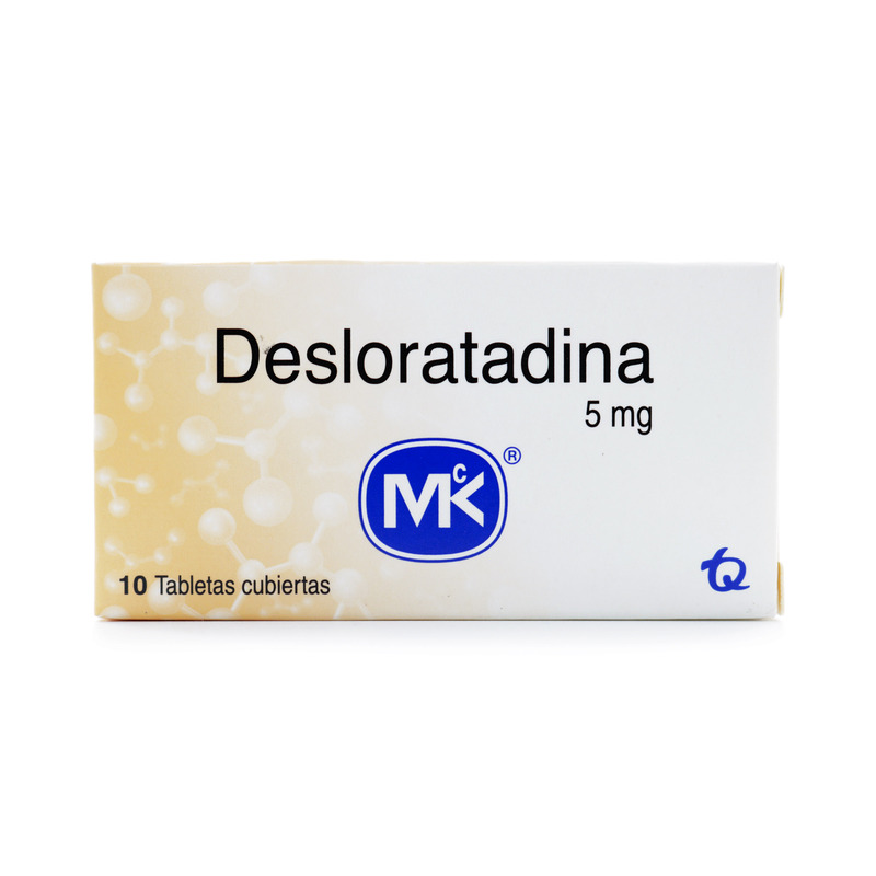 Desloratadina 5 Mg 10 Tabletas Mk