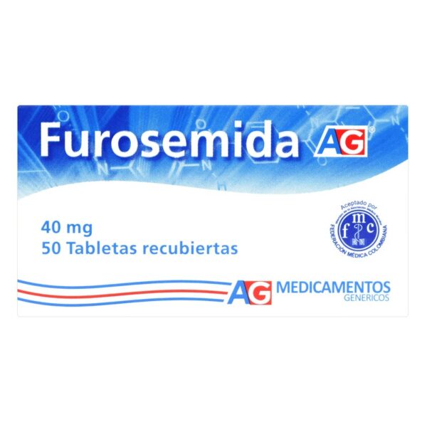 Furosemida 40 Mg 50 Tabletas Ag