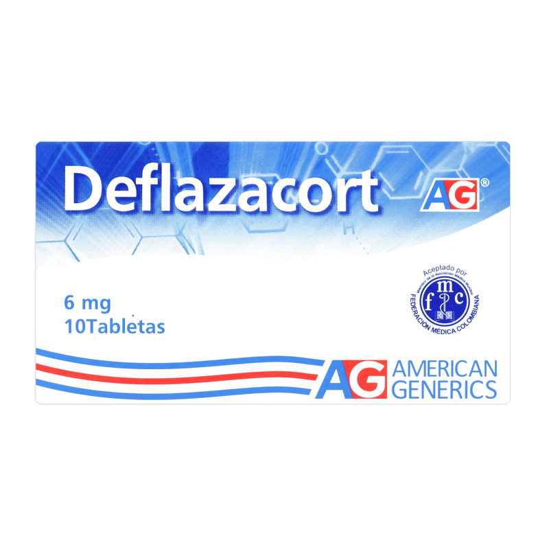 Deflazacort 6 Mg 10 Tabletas Ag