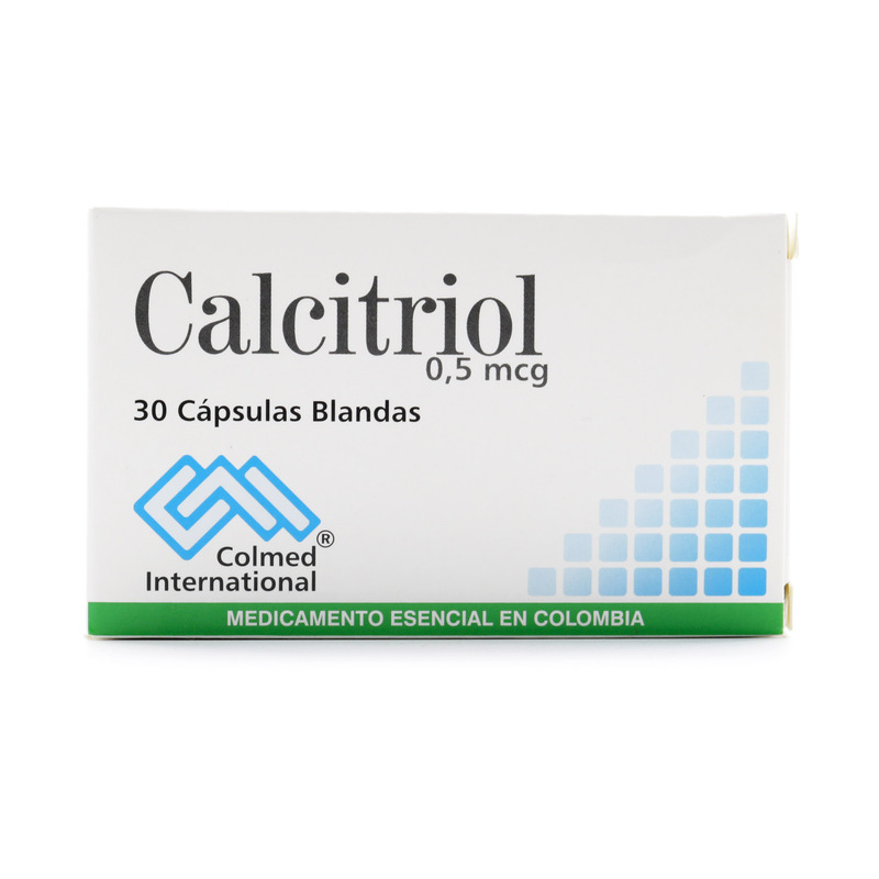 Calcitriol 0.50 Mcg 30 Capsulas Pc