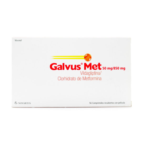 Galvus Met 50 Mg/850 Mg 56 Comprimidos