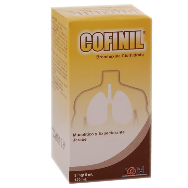 Cofinil 8 Mg Adulto Jarabe 120 Ml Icom