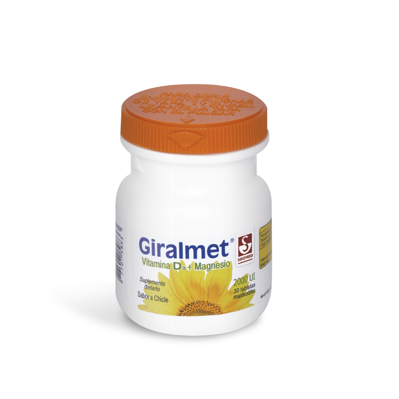 Giralmet Vitamina D 2000 Ui 30 Tabletas