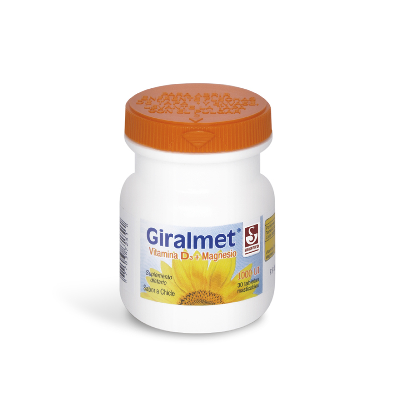 Giralmet Vitamina D 1000 Ui 30 Tabletas