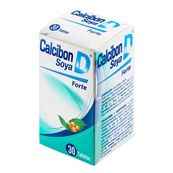 Calcibon D Soya Forte 30 Tabletas