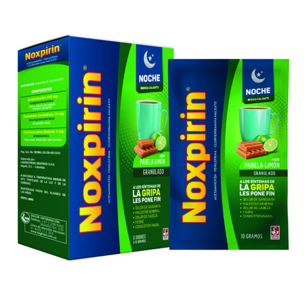 Noxpirin F Noche Adulto 6 Sabores