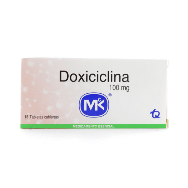 Doxiciclina 100 Mg 15 Tabletas Mk