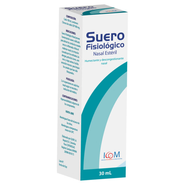 Suero Fisiologico Nasal Spray 30 Ml Icom