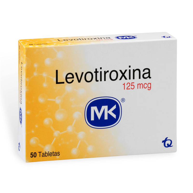 Levotiroxina 125 Mcg 50 Tabletas Mk Farmaprime