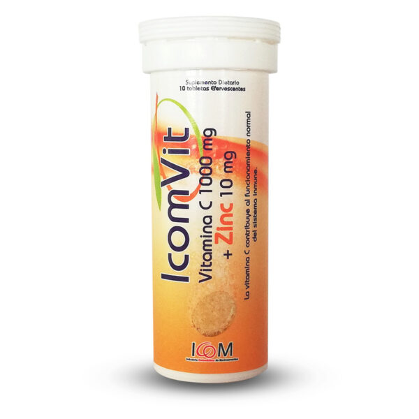 Icomvit Efervecente Naranja 10 Tabletas Icom