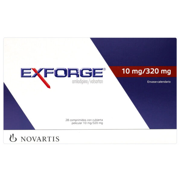 Exforge 10 Mg/320 Mg 28 Tabletas