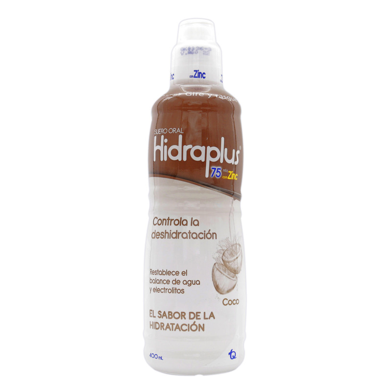 Hidraplus 75 Zinc Coco 400 Ml Suero Oral