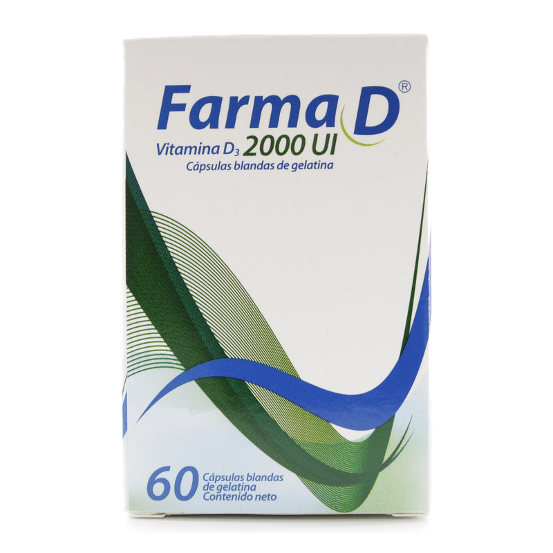 Farma D Vitamina D3 2000 Ui 60 Capsulas