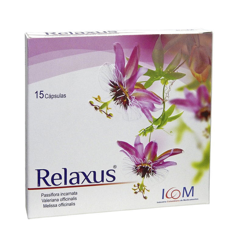 Relaxus Passiflora Valeriana 15 Capsulas Icom