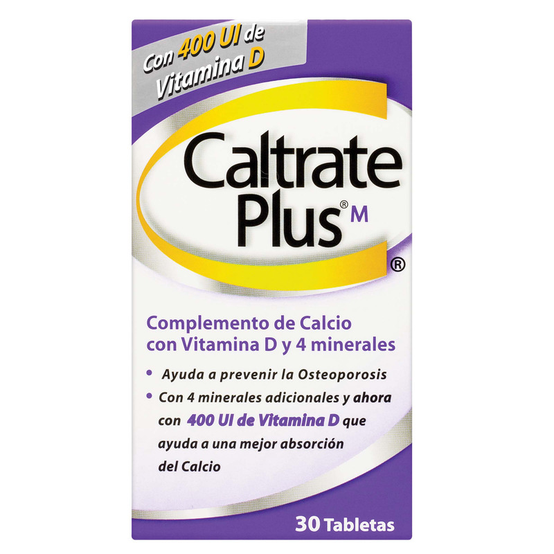 Caltrate Plus 400 Ui 30 Tabletas