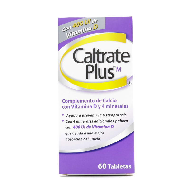 Caltrate Plus 400 Ui 60 Tabletas