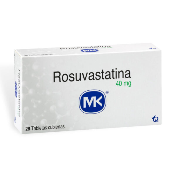 Rosuvastatina 40 Mg 28 Tabletas Mk