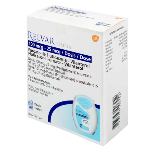 Relvar Ellip.100/25 30 Dosis
