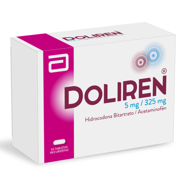 Doliren 5mg/325mg 30 Tabletas