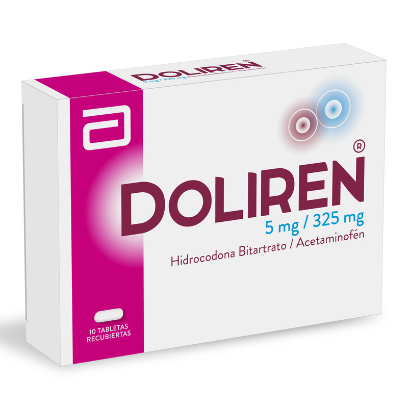 Doliren 5mg/325mg 10 Tabletas