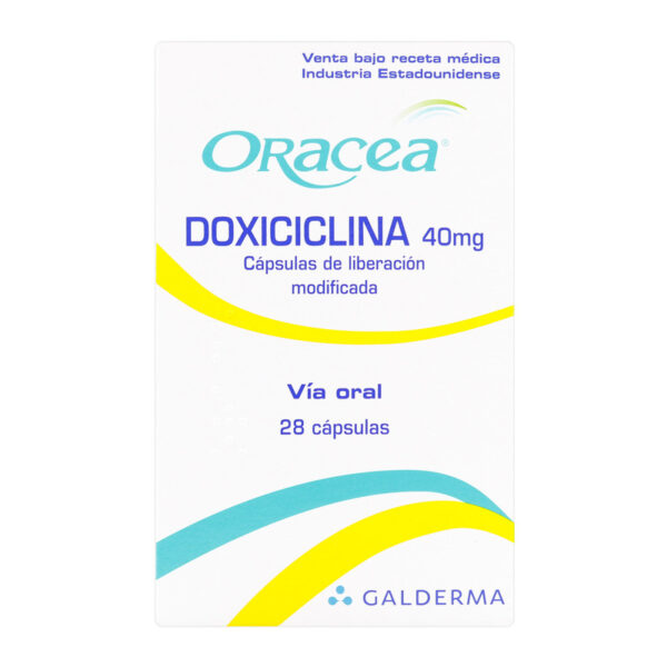 Oracea 40 Mg 28 Capsulas