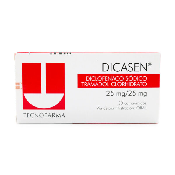 Dicasen 25 Mg 30 Comprimidos