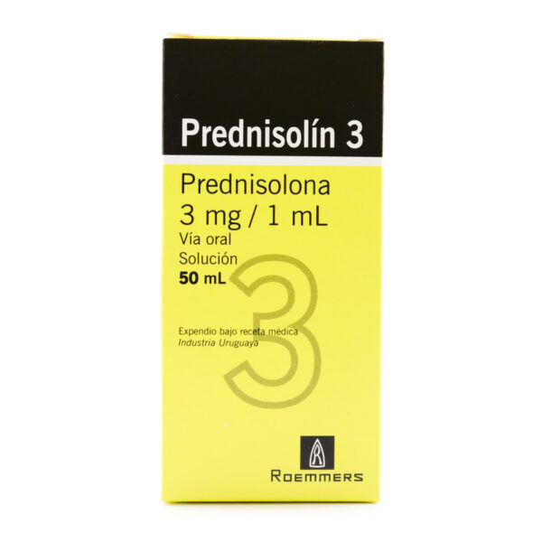 Prednisolin 3 3 Mg Solucion 50 Ml