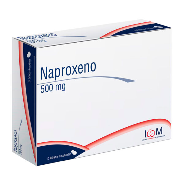 Naproxeno 500 Mg 10 Tabletas Icom Mq