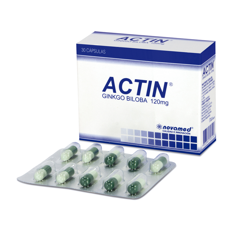 Actin 120 Mg 30 Capsulas