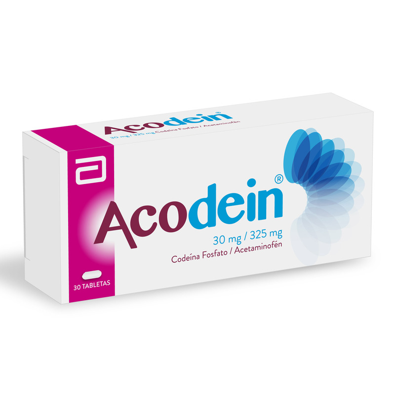 Acodein 325mg 30 Tabletas